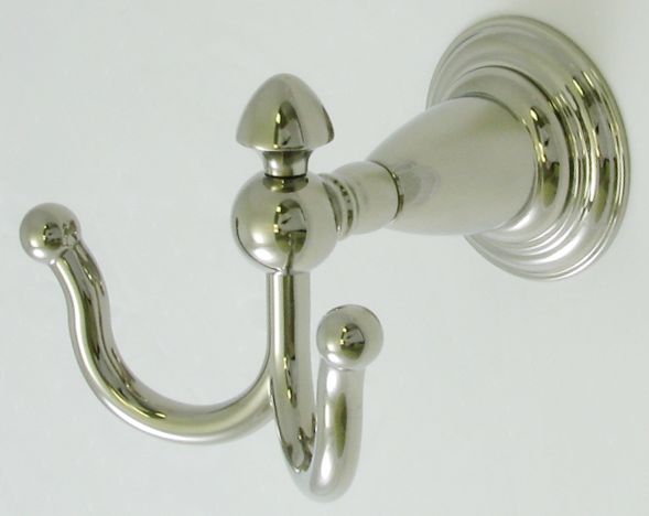   ACCESSORIES Towel Ring, Rube Hook, Paper Holder, Polished Nickel