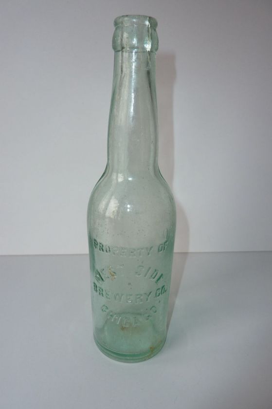 WEST SIDE BREWERY CO. EMBOSSED BEER BOTTLE  