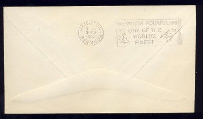 BERMUDA 1946 VICTORY SET ON COVER FLATTS POSTMARK  