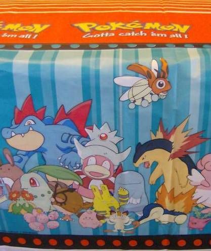 POKEMON Birthday Party Supplies ~ Plastic TABLECOVER 018100660109 