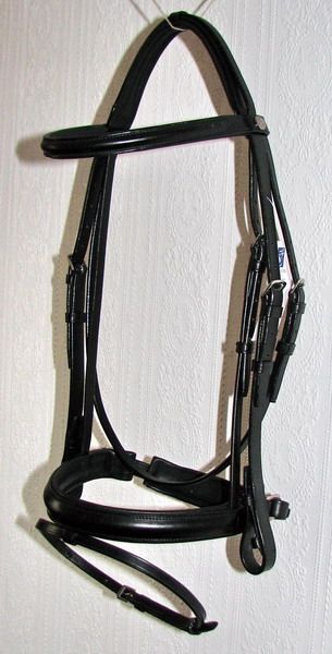 FRANK BAINES English Comfort POLL Crank Dressage Bridle  