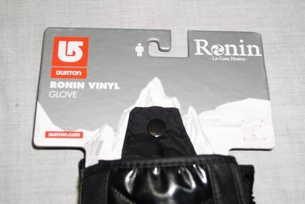 NEW BURTON RONIN VINYL SNOWBOARD GLOVES MENS L 9.5  