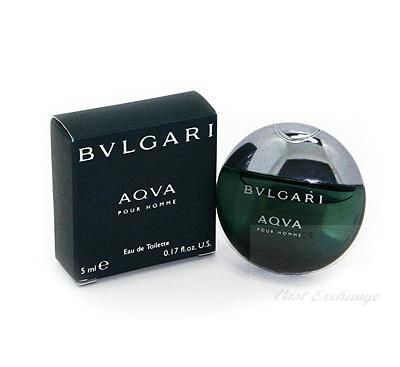 BVLGARI AQVA POUR HOMME MENS COLOGNE 0.17 oz. / 5 mL. EDT MINI  