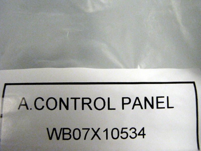 GE Microwave White Control Panel WB07X10534 NEW  