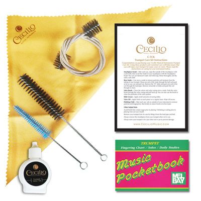 Clarinet~Flute~Trumpet~Saxophone Cleaning Care Kit+Book  