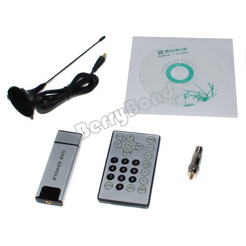   NTSC HDTV Video Capture Digital TV Tuner Receiver Stick PC Laptop WIN7