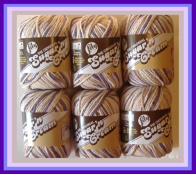 Balls USA Grown Cotton Knitting~Crochet Yarn~LAVENDER  