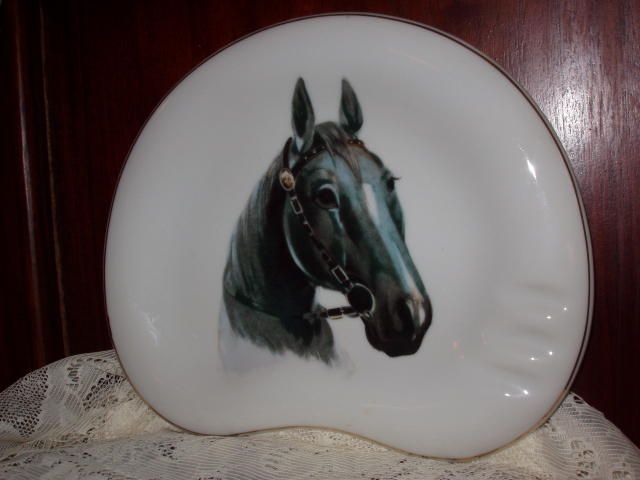 Arabian Horse Head Decorative Ashtray Hanging Plate  