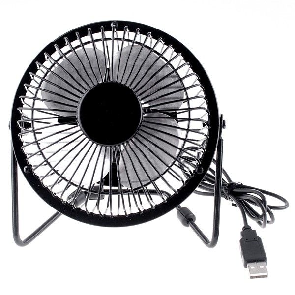 Portable Super Mute USB Metal Cooler Cooling Desk Fan  