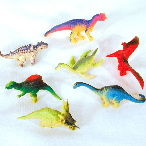   IN DZ080 dino prehistoric kid toy rubber dinosaur novelty new  