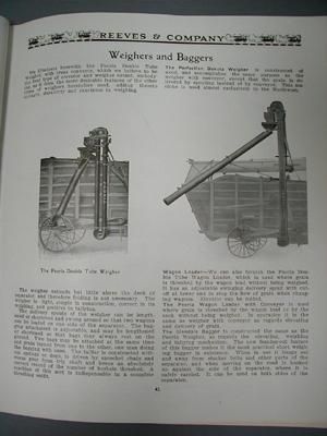 REEVES THRESHING MACHINE DOUBLE CYLINDER ENGINE CATALOG  