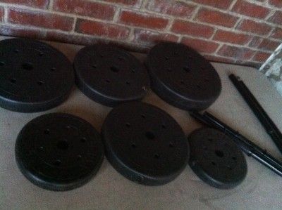 US Weights Weight Set Dumbbells Vinyl Weights Local PU Made in USA 