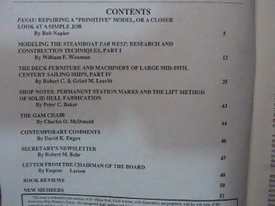 RARE MAR 1988 NAUTICAL RESEARCH JOURNAL VOL 33 No 1 VGC  