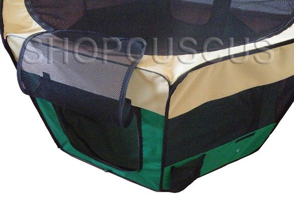 New 59 Large Pet Playpen Tent Dog Exercise Pen Puppy Travel Kennel 