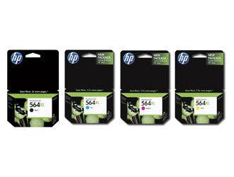 GENUINE HP Photosmart 5510 5514 6510 7510 Ink Cartridge 4/Pack 564XL 