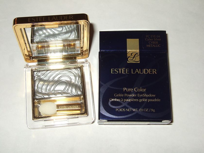 Estee Lauder Pure Color Gelee Powder EyeShadow CYBER SILVER Cyber 