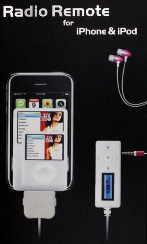 Apple iPhone iPod Touch Nano FM Radio Receiver + Remote  