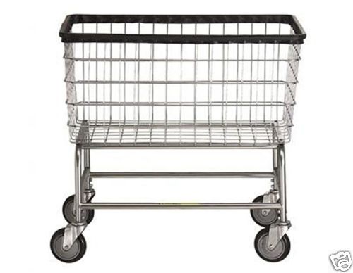 Large Capacity Laundry Cart On Wheels w/ Basket 4.5 BU  