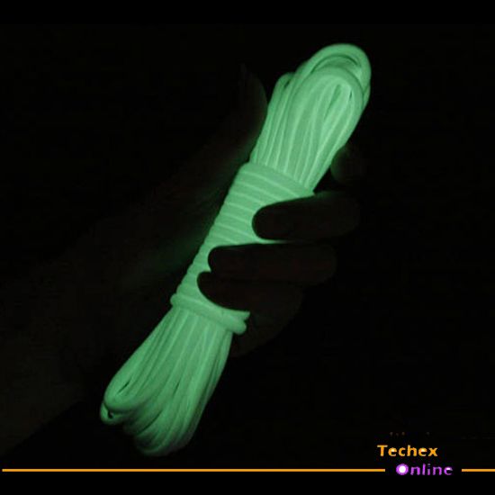 GLOW IN THE DARK CAMP CAMPING TENT GUY ROPE 30meter  