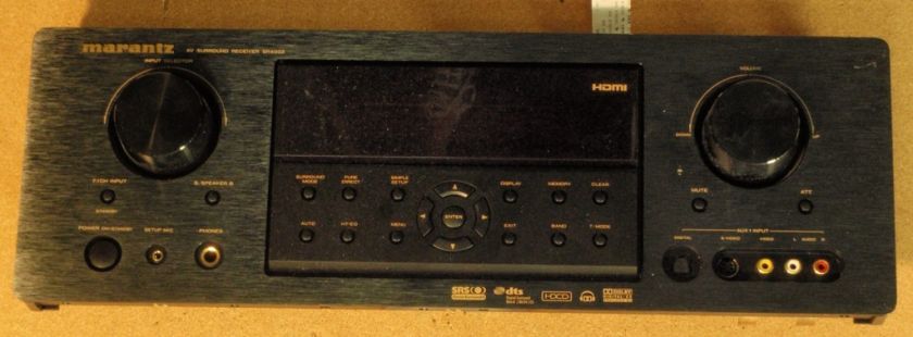 FRONT PANEL FROM MARANTZ AV SURROUND RECEIVER SR4002  