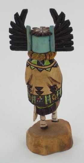 Hopi Crow Mother Kachina by Hopi Emery Kyasyousie  