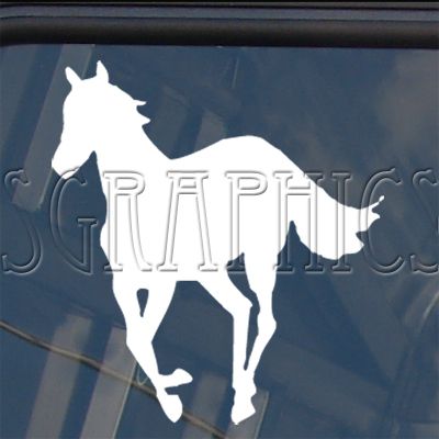 Horse Run Cowboy Usa Decal Car Truck Window Sticker  