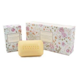 CRABTREE EVELYN SAVANNAH GARDENS BATH SOAP SET=3=BOXED  