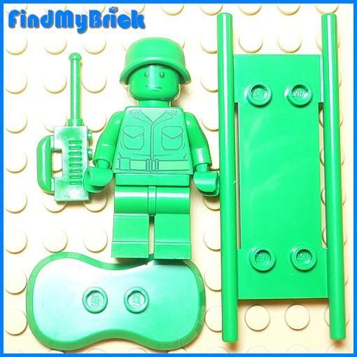 M734 RS Lego Toy Story Green Army Men Minifig 7595 NEW  