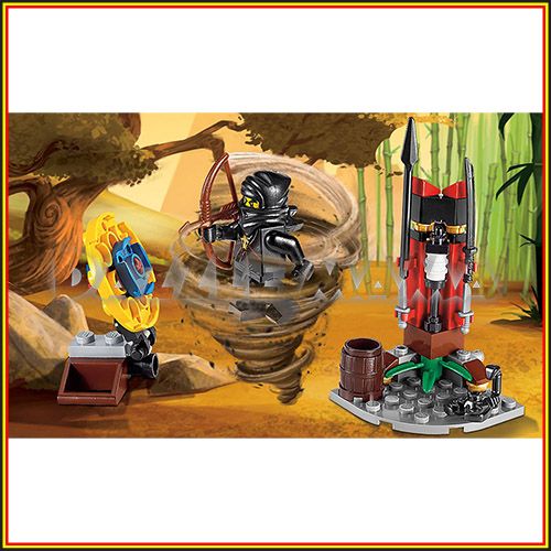 LEGO NINJAGO 2516 Ninja Training Outpost Building sets minifigures 