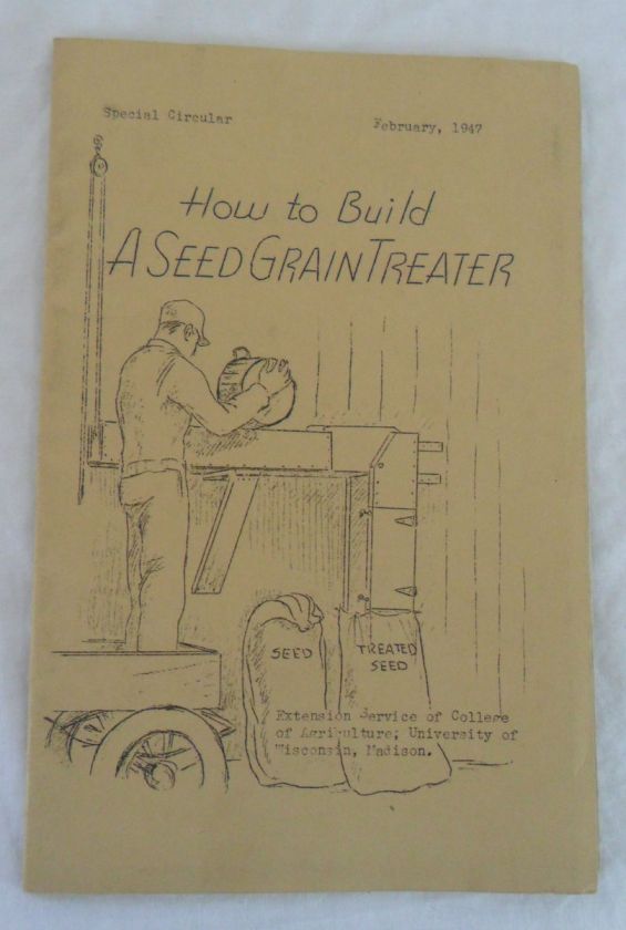   To Build A Seed Grain Treater Vaughan & Briggs Farm Equipment How To