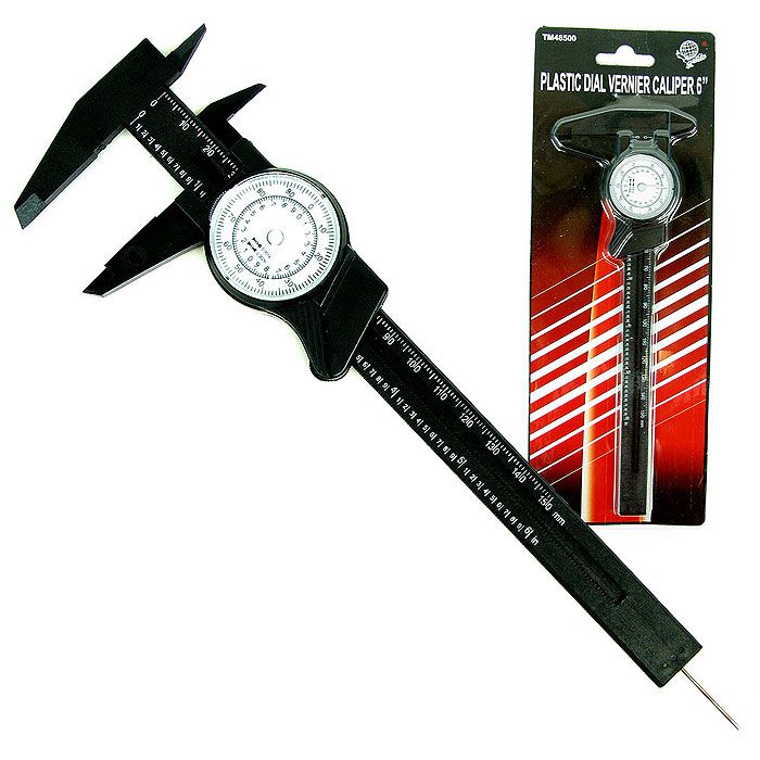 Trademark Tools™ 6 inch Dial Vernier Caliper   Measuring Dial 