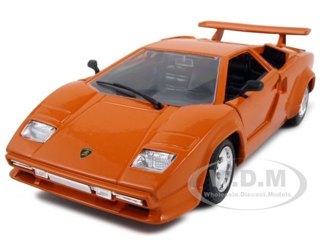   24 scale diecast car model of lamborghini countach 5000 die cast car