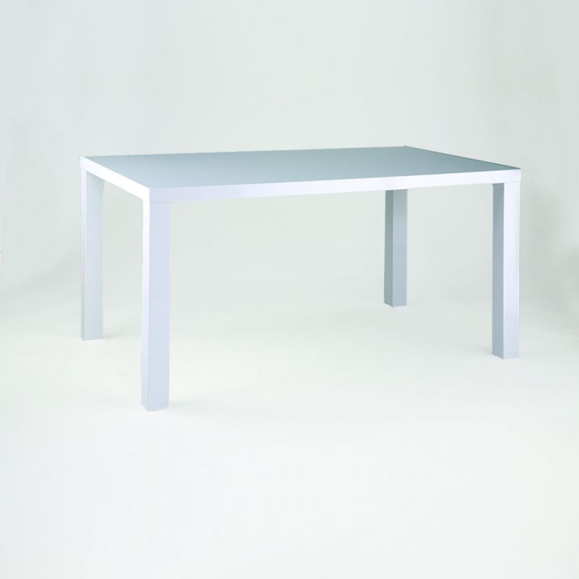 Diseño moderno 09774 de mesa de comedor blanca de laca de ICEBERG