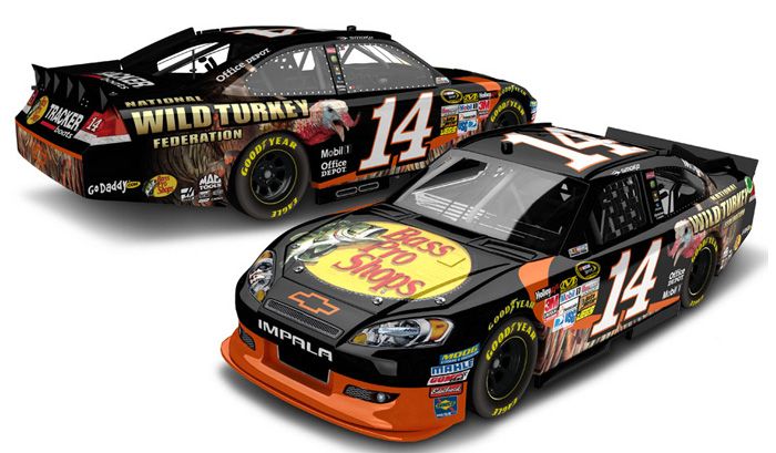   BASS PRO SHOPS   WILD TURKEY FEDERATION 124 NASCAR DIECAST  