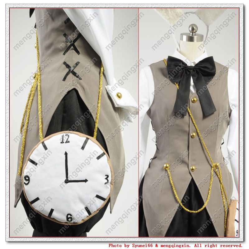 VOCALOID 2 Len Alice In Musicland Cosplay costume custom made 