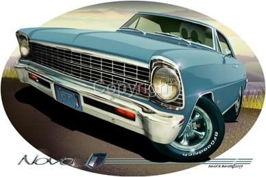 1967 Chevy Nova SS T shirt #6745 Muscle Car Classic NWT  