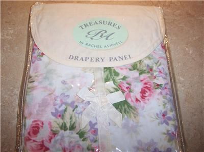 PAIR  RACHEL ASHWELL DRAPES shabby AMANDA chic panels 42 x 84 each 