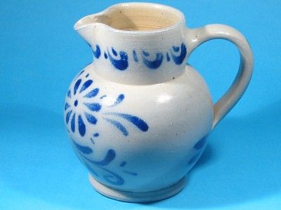   Jug Signed Schmitter Betschdorf Art Studio Pottery Westerwald  