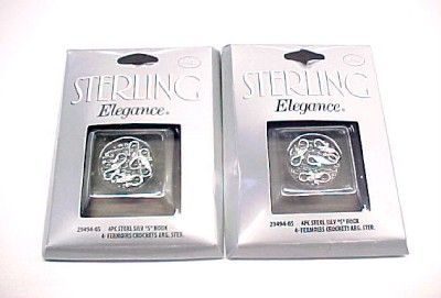 Dealers Lot of 7 Packs Elegance Sterling Silver Clasps & Pin Heads 