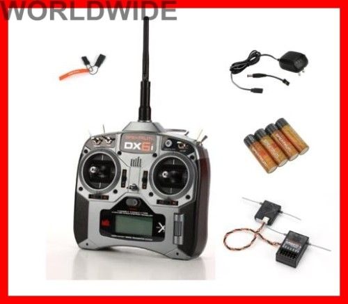 SPEKTRUM DX6i DSMX 6 Channel Transmitter w/ AR6210  