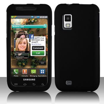 Samsung Showcase Galaxy S I500 Hard Cover Case skin BLK  