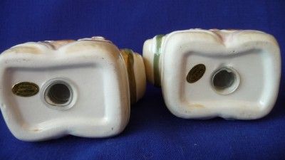 Gingerbread SALT & PEPPER SHAKER Collectible Ceramic  