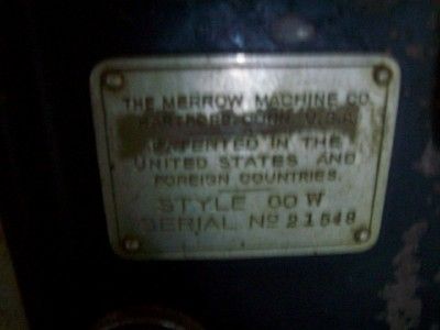 This ad is for a Merrow Industrial, Serger Sewing Machine Style 60W.