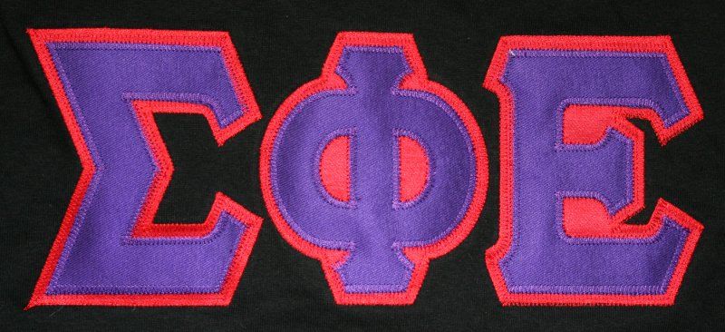 Sigma Phi Epsilon   Black Lettered Tank Top   Medium  