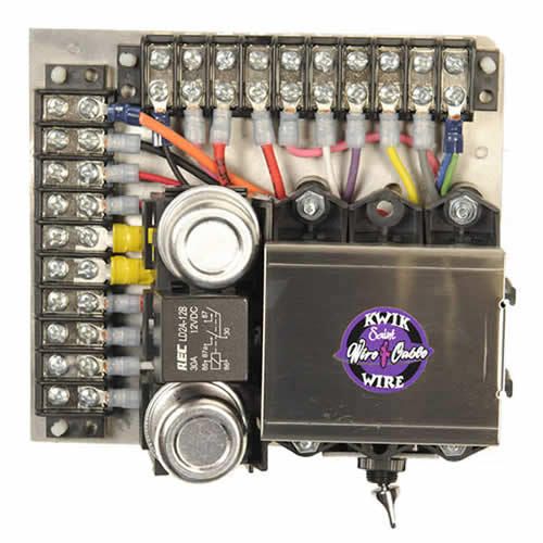 14 Circuit Fuse Panel TR 1400 Kwik Wire Hot/Street Rod  