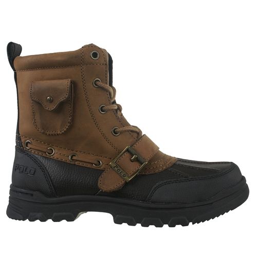 Polo Ralph Lauren Boys Boots Hamlin Tan Chocolate 97130  