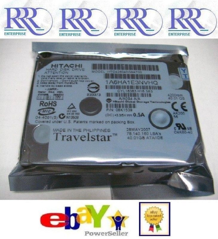 IBM Lenovo 40Gb Hard Drive for X40 X41 Laptop or Tablet  