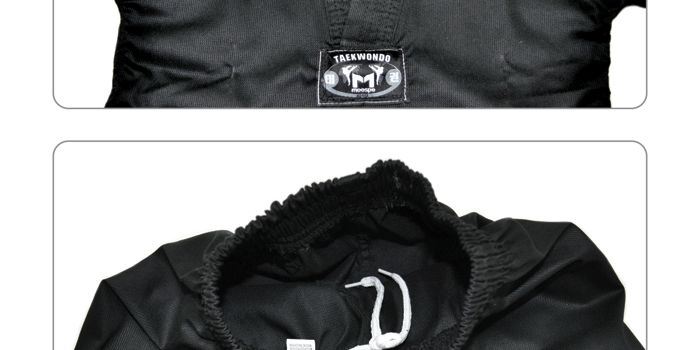 Korea Tae Kwon Do BLACK uniform 100~190 size MOOSPO