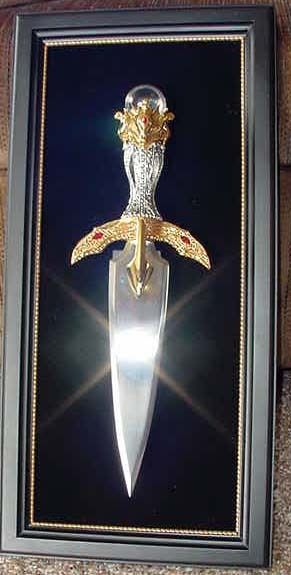 FRANKLIN MINT KING ARTHURS DAGGER EXCALIBUR  