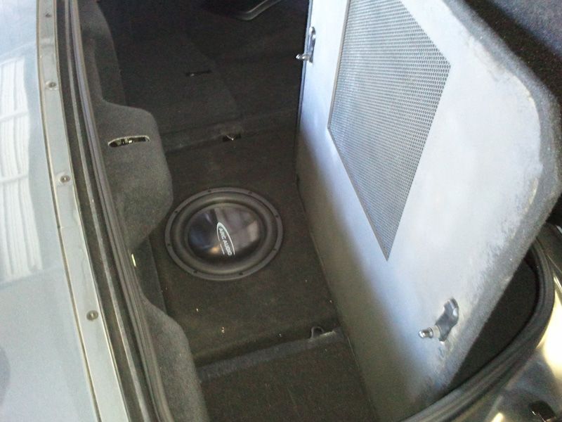   Corvette C5 1997 2004 Hidden Subwoofer Sub Box Enclosure with Grille